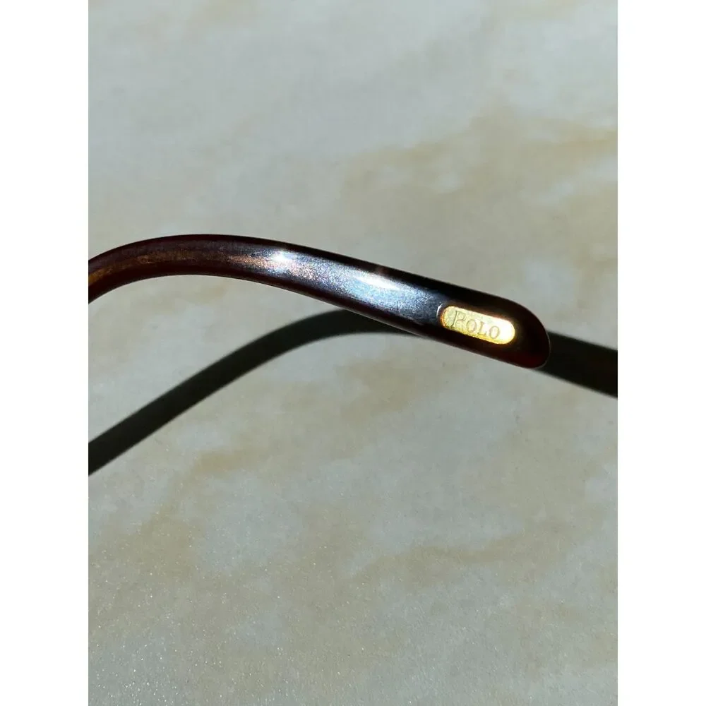 Vintage Polo Ralph Lauren Eye Glasses in Brown Frames